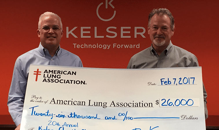 20th Annual Kelser and American Lung Association Charity Challenge Check Presentation