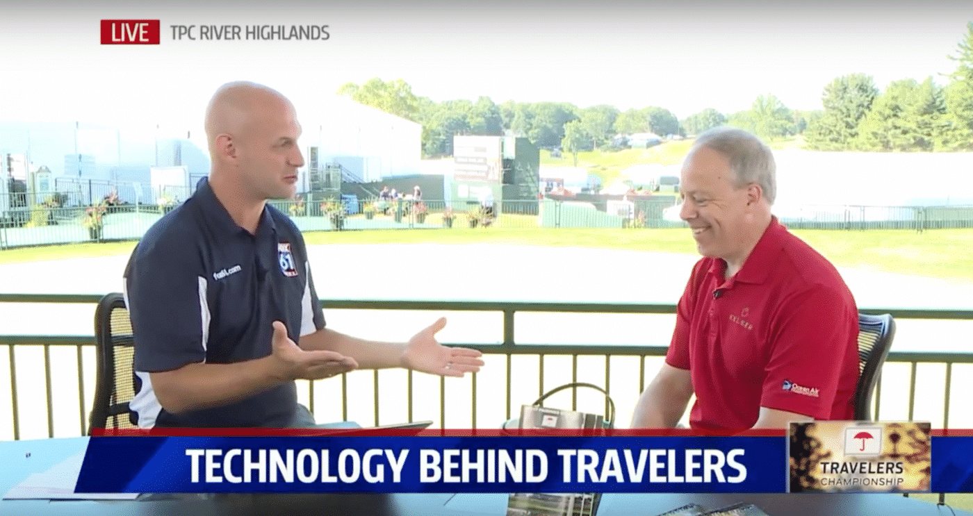 Kelser Work with the Travelers Championship highlighted by Fox 61