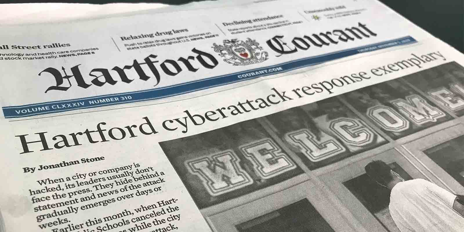 Hartford Nailed Cyber Resilience on the First Day of School