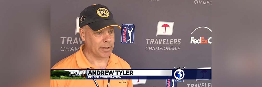 WFSB Channel 3 Eyewitness News Highlights Kelser as IT Provider for the Travelers Championship